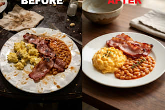 enhance your restaurant menu food photos with ai