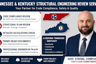 provide tennessee and kentucky civil structural engineering review