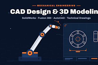3d cad model, stl,,mechanical design,technical drawing  robotic desigen