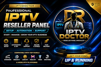 setup reseller panel strong8k dream4k lion ott mega ott trex b1g with automation