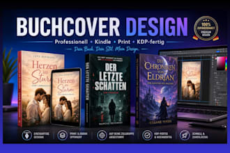 ich erstelle ein premium buchcover design oder ebook cover design