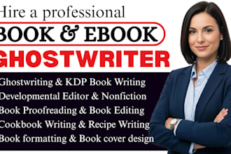 ghostwrite your ebook as a skilled non fiction ebook ghostwriter