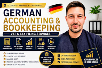 provide german accounting, bookkeeping, vat and tax filing services