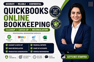 cleanup, catchup, reconcile in quickbooks online bookkeeping