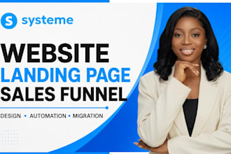 build systeme io sales funnel expert landing page systeme io website automation