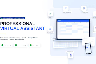 be your virtual assistant for administrative support or research