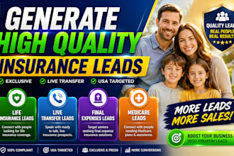 provide exclusive life insurance leads and live transfer calls