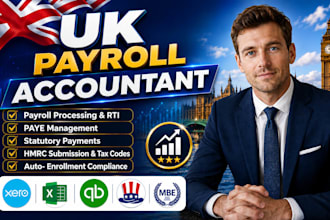 do UK company payroll, paye registration, pension, payslips, rti submission