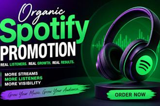 get real active spotify followers organically and spotify streamers