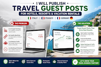 publish italy france germany travel guest post for hotels resort vacation rental