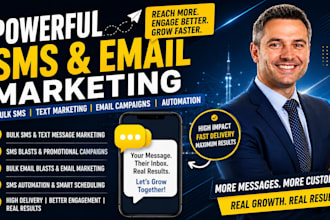 send bulk sms marketing, text message, bulk email blast, sms  and bulk sms