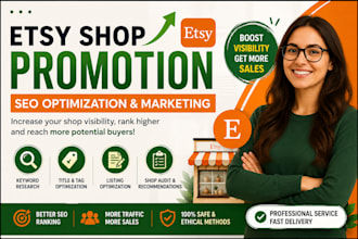 optimize your etsy shop SEO and promote your etsy listings