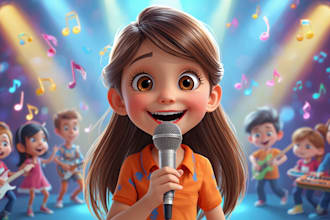 write and compose kids song or children choir for your music