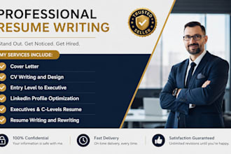 write a professional ats resume,cv and conver latter to get you hired