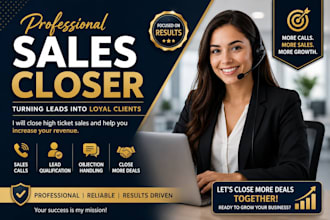 be your professional high ticket sales closer