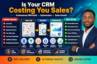 audit and optimize your CRM for higher sales and productivity