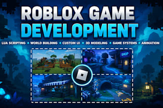 develop a complete roblox game in roblox studio