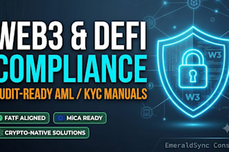write specialized aml kyc compliance manuals for web3 and defi platforms
