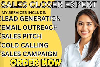 sales closer sales representative high ticket sales cold calling lead generation