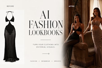 create ai fashion lookbook from your real product photos