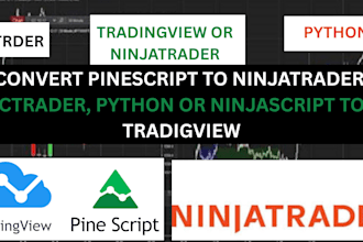 convert pinescript to ninjatrader, ctrader, python or ninjascript to tradingview