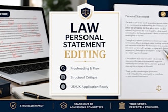 edit and polish your law school personal statement