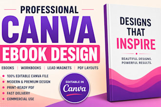 design canva ebook workbook lead magnet PDF layout