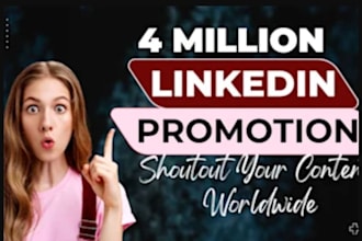 promote linkedin profile, reshare post, shoutout content, link with influence