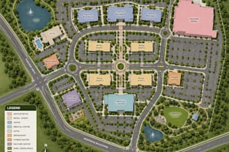 design site plans and masterplans from your existing cad drawings