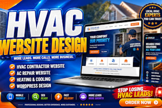 hvac website hvac contractor website ac repair heating and cooling  website