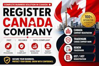 register canada company, trademark canada company name, renew trademark gst hst
