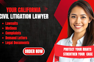 draft california lawsuits motions complaints and legal documents