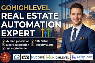 build gohighlevel idx lead kvcore automation gohighlevel real estate funnel CRM