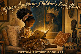 create african american childrens book illustration and picture book art