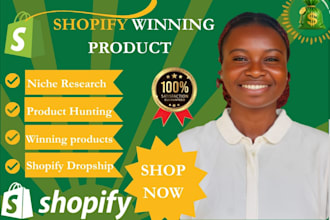 do research on winning shopify dropshipping products
