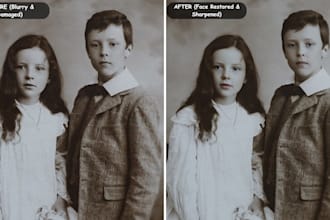 restore, fix, and colorize old damaged photos using ai