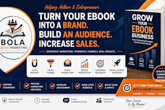 do ebook marketing, book promotion with lead magnet and sales funnel strategy