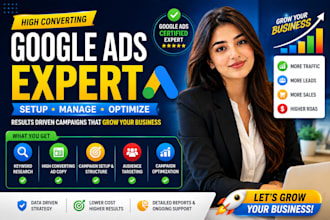be your google ads expert for high converting search ads