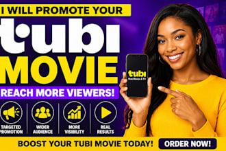 do organic tubi movie promotion boost tubi movie ranking views and engagement