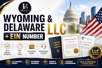 register wyoming llc delaware llc and get ein number