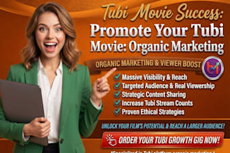 do tubi movie promotion to increase tubi viewers and organic tubi ranking