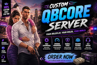 create an optimized qbcore fivem server