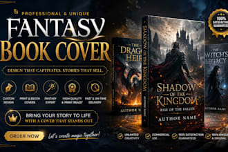 design book cover, fantasy book cover, ebook cover, fantasy book, cover design