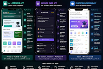 do ai learning app, ai voice over app, education learning app, ai app