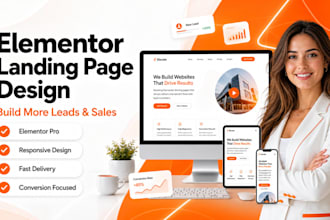 create an elementor landing page in wordpress