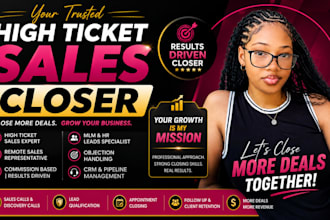 high ticket commission sales closer sales rep remote sales closer mlm hr leads
