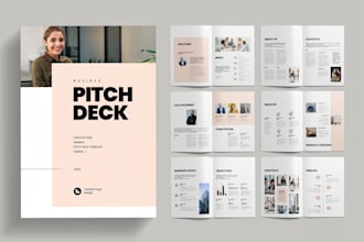 redesign business powerpoint presentation, pitch deck ppt