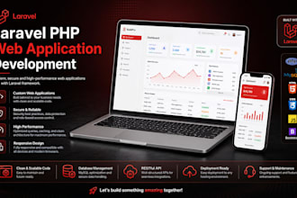 build laravel php web application