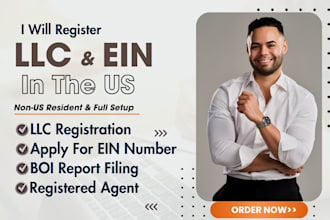 register wyoming llc, new mexico and get ein for US and non US resident