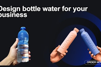 design a detailed bottle reference sheet for packaging